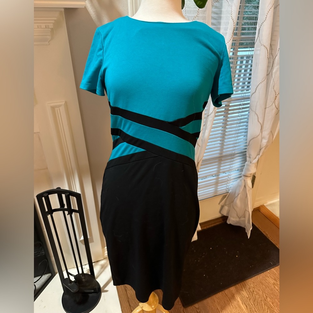 Turquoise and Blue Dress